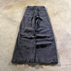 Black GAP High Rise Stride Super Baggy Jeans